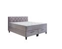 Boxspringbett "Sassenburg", ca. 180x200 cm - Silber - 1