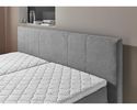 Boxspringbett "Stuttgart", ca. 180x200 cm, mit Stauraum - Silber - 5