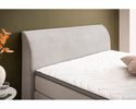 Boxspringbett "Speyer", ca. 140x200 cm, mit Stauraum - Silber - 2