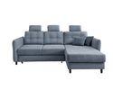 Ecksofa "Bjarne", leger, mit Funktionen - Blau - 3