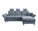 Ecksofa "Bjarne", leger, mit Funktionen - Blau - 4