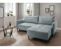 Polsterecke "Bero", Cordbezug, mit Staukasten - Aqua - 2
