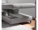 Wohnlandschaft "Bochum", leger, mit Liegefunktion und Stauraum - Grau - 5