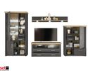 Wandboard/Regal Set One by Musterring "York" grau/Eiche - grau/Eiche - 2