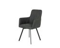 Sessel, leger "Harry", 360 Grad drehbar - Anthrazit - 1