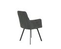 Sessel, leger "Harry", 360 Grad drehbar - Anthrazit - 2