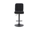 Barhocker "Hof", schwarz/Vintage anthrazit - Schwarz / Vintage anthrazit - 1