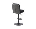 Barhocker "Hof", schwarz/Vintage anthrazit - Schwarz / Vintage anthrazit - 3