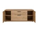 Interliving Wohnwand 2110, Alteiche Dekor - Braun - 7