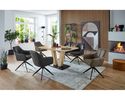 Esstisch "Multi Decor", ausziehbar - Braun/Schwarz - 2