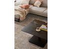 Interliving Couchtisch 6228, höhenverstellbar, rollbar - Schwarz - 6