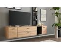 Interliving Anbauwand 2029, ca. 295x205 cm - Braun/Schwarz - 1