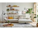 Musterring Wohnlandschaft 2795 mit Metallkufen, besonders leger - Ivory - 1