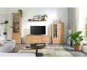 Interliving Anbauwand 2028, Wildeiche massiv - Braun - 5