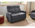 2-Sitzer, "Pius" mit Relaxfunktion - Blau/Grau - 1