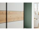 Interliving Schwebetürenschrank 1205, ca. 300x236 cm - Champagner / Holzfarben - 6