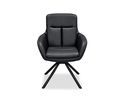 Armlehnstuhl "Sterling", schwarz, drehbar - Schwarz - 1