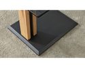 Interliving Couchtisch 6211, höhenverstellbar, rollbar - Schwarz/Braun - 6