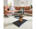 Interliving Couchtisch 6212, rollbar, mit Lift - Braun/Schwarz - 3