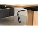 Interliving Couchtisch 6223, höhenverstellbar - Braun/Schwarz - 4
