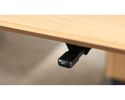 Interliving Couchtisch 6223, höhenverstellbar - Braun/Schwarz - 6
