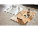 Interliving Couchtisch 6224, drehbar, mit Rollen - Braun - 2
