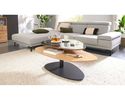 Interliving Couchtisch 6225, höhenverstellbar - Braun/Schwarz - 1