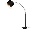 Trendhopper Stehleuchte "Bodine", 1-flg, E27, L/H ca. 120/171cm - schwarz-gold - 2