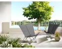 Faltbarer Loungestuhl Pop Up XL Silber/Titan - Silber - 2