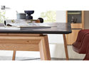 Interliving Design-Tisch 5603 Wildeiche/HPL Oxyde graphit, ca. 200 x 100 cm - braun/grau - 2