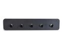 Garderobenleiste "Meinerzhagen 1", 5 Haken, Metall anthrazit - Anthrazit - 1