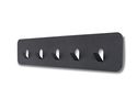 Garderobenleiste "Meinerzhagen 1", 5 Haken, Metall anthrazit - Anthrazit - 2