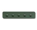 Garderobenleiste "Meinerzhagen 2", 5 Haken, Metall grün - Grün - 1