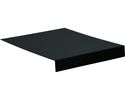 Tablett in L-Form, Aluminium - Schwarz - 1