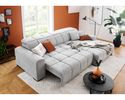 Wohnlandschaft "Imsweiler", leger, mit Funktionen - Aragon 90 Grau - 2