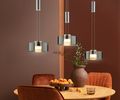 LED-Pendelleuchte "Lavin", 3-flammig - Silber - 1