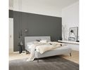 Interliving Polsterbett 1417, Feincord - Silber - 2