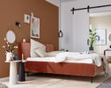 Interliving Polsterbett 1417, rostfarben - Rusty - 5