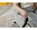 Interliving Funktionssessel 4565, leger, mit manueller Verstellung - Silber - 2