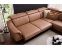 Interliving Wohnlandschaft 4461, Leder, braun - Haselnussbraun - 2