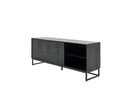 Roomio Lowboard No. 2001 aus Mangoholz - Schwarz - 2