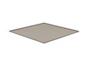 Roomio Metalltablett 4130, für Hocker, toffee, ca. 70x70 cm - Toffee - 2