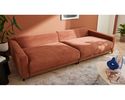 Roomio 3-Sitzer No. 4103, rostfarbener Cordbezug - Rostfarben - 13