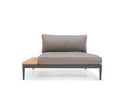 XL-Daybed "Topaz" mit Ablage - Dunkelgrau - 2