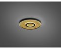 LED-Deckenleuchte "Heloise", Metall/Spaltholz - Braun/Schwarz - 1