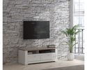 TV-Unterschrank "Fernanda" mit zwei Schubladen - Oak Nelson/Snowy Oak - 1