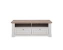 TV-Unterschrank "Fernanda" mit zwei Schubladen - Oak Nelson/Snowy Oak - 2