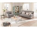 Schöner Wohnen 2,5er-Sofa "Amadeo" - Space silver cream - 2