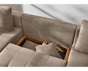 Wohnlandschaft, leger, "Jockel" inkl. Bettkasten und Schlaffunktion - Beige - 3