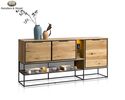 Sideboard "City" Henders & Hazel, Railway brown, ca. 190 cm - Eiche braun - 1